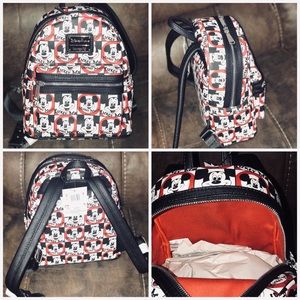 NWT Disney Parks Mickey Mouse Club Loungefly Bag